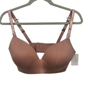 Auden 38DDD Nursing Lightly Lined Wirefree‎ Bra Mauve Comfortable